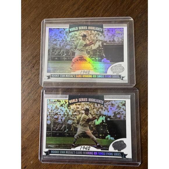 STAN MUSIAL 2003 Topps World Series Highlights St. Louis Cardinals #WSA-SM Error - Picture 5 of 7